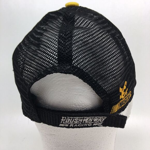 Roush Racing Matt Kenseth #17 Nascar Yellow & Black Hat Cap Chase Authentics - Picture 4 of 9